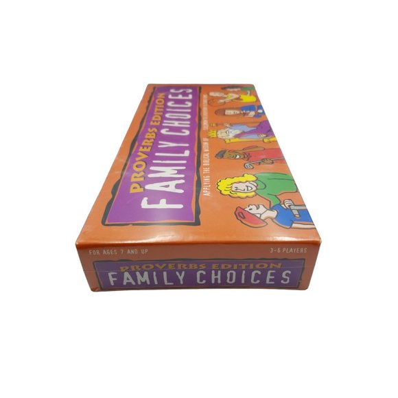 VTG Family Choices Proverbs Edition Faith Kidz Board Game Family Night - Picture 6 of 13